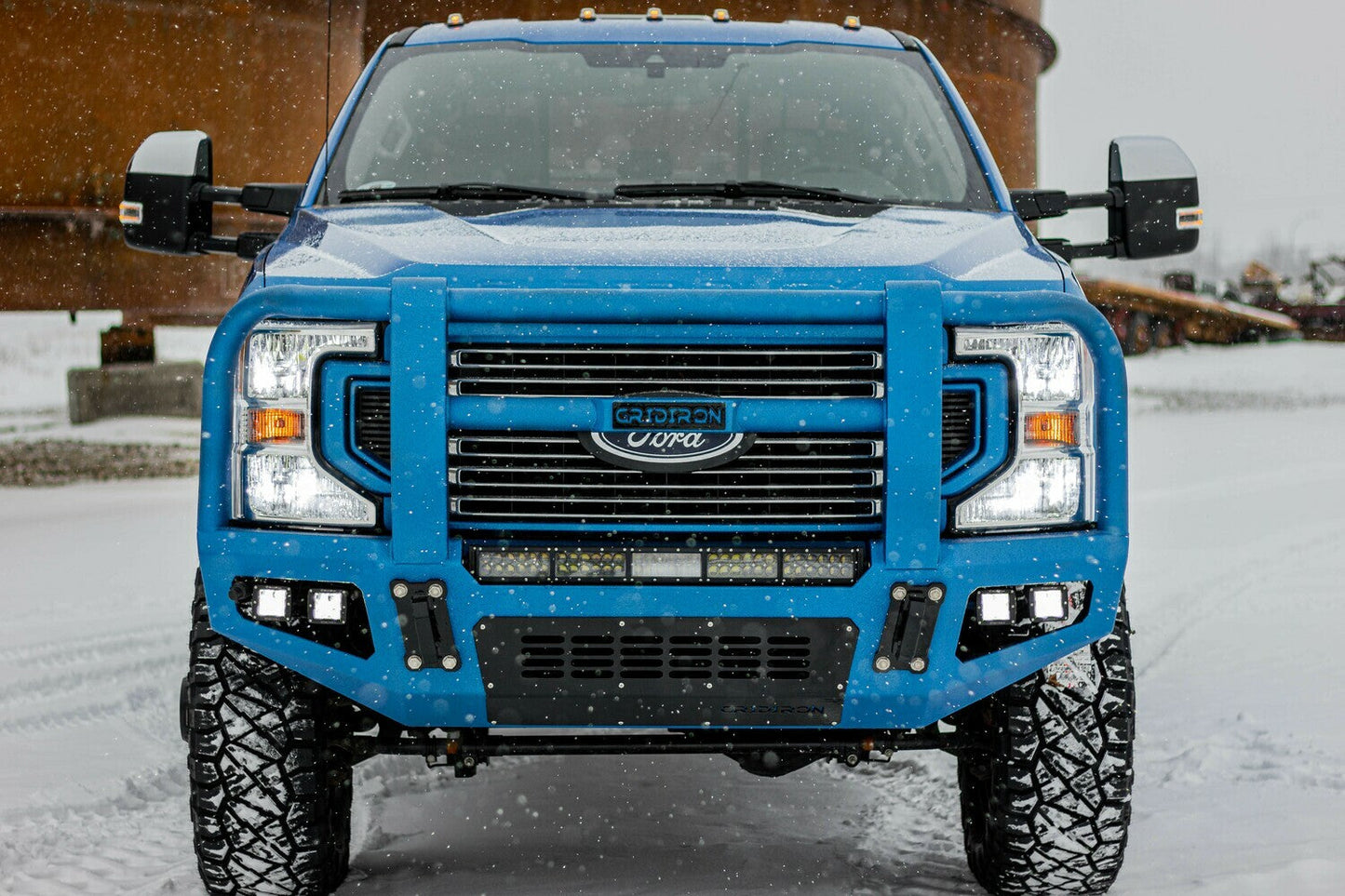 GRIDIRON 2017-2022 Ford F250-F550 Full Tube Front Bumper