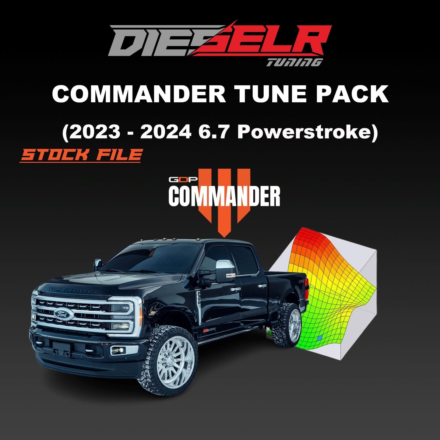 DIESELR Commander Tune Files (2023-2024 Powerstroke 6.7L) Tune Files DIESELR Tuning