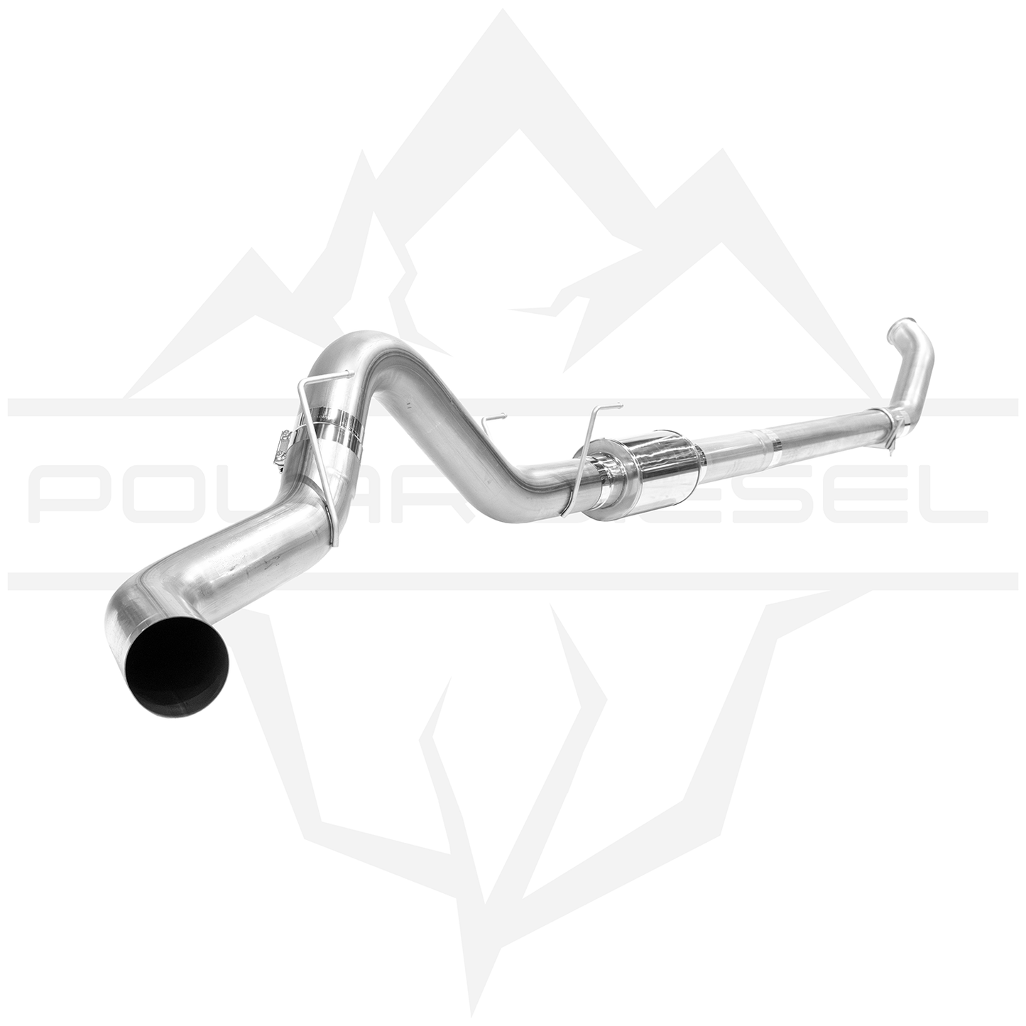 2003-2007 Cummins 5.9L 5" Polar Exhaust With Muffler