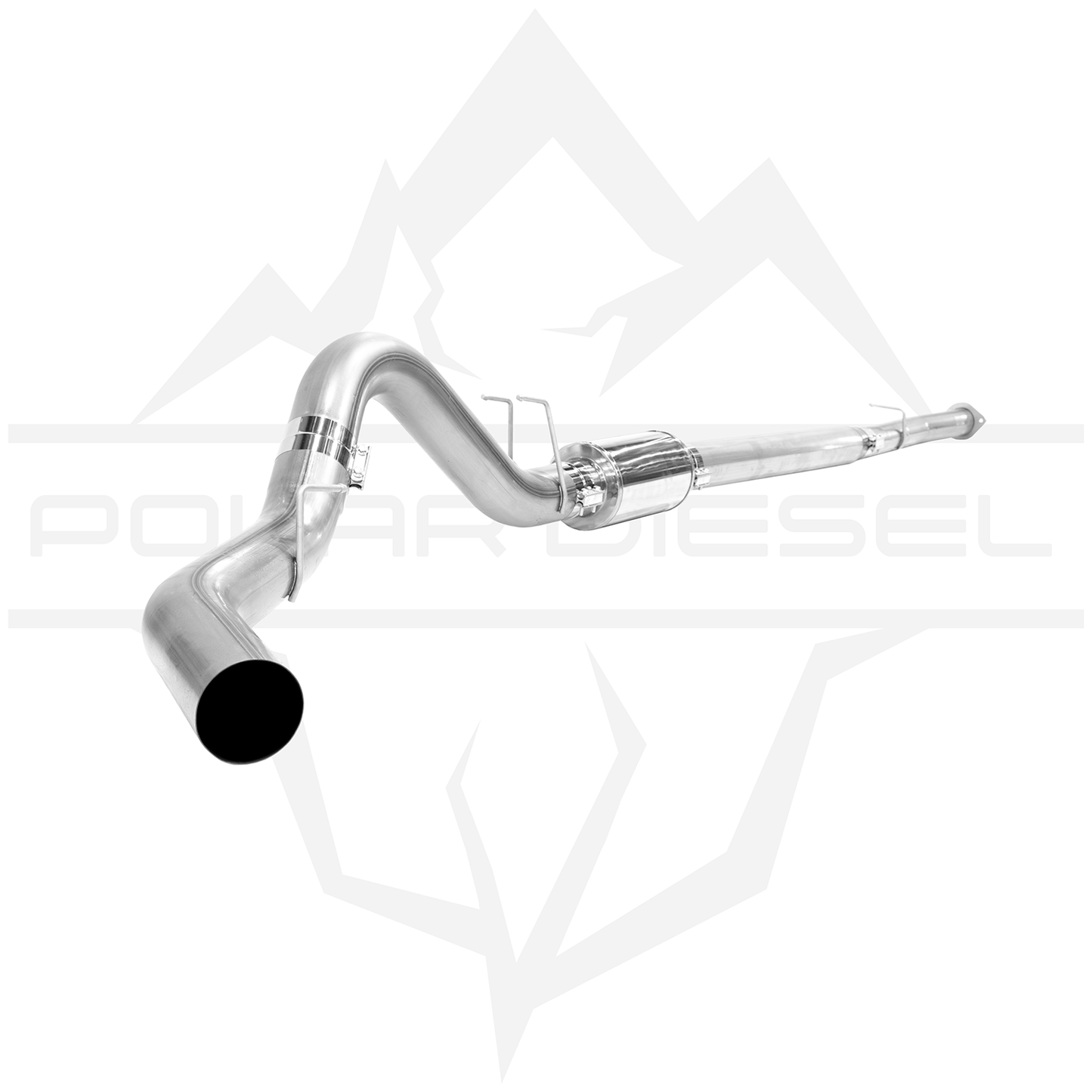 2008-2010 Ford Powerstroke 6.4L 5" Polar Exhaust With Muffler