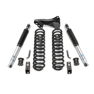 2011-2016 Ford F250/F350 Diesel 4WD 2.5'' Coil Spring Front Lift Kit with Bilstein Front Shocks and Front Track Bar Bracket