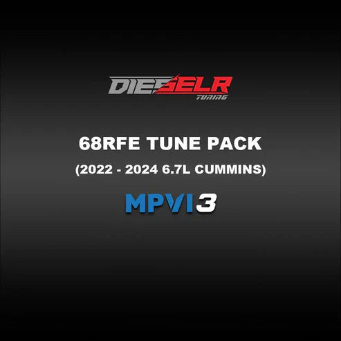 DIESELR MPVI3 68RFE Transmission Tune File (2022-2024 Cummins 6.7L - 68RFE)