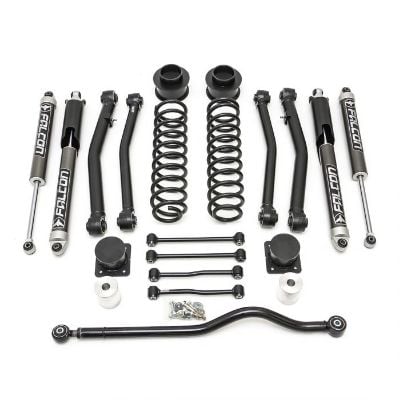 2020-2022 Jeep Jt Gladiator 4WD 4'' Terrain Flex 4-Arm Kit with Falcon 2.1 Shocks (includes front track bar)