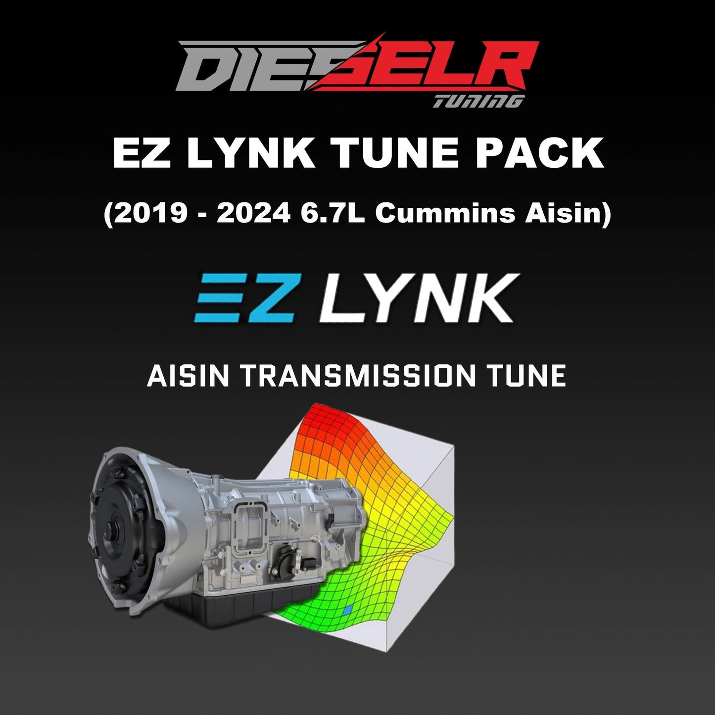 DIESELR EZ Lynk Transmission Tune File (2019-2024 6.7L Cummins *AISIN ONLY*) Transmission Tune File DIESELR Tuning