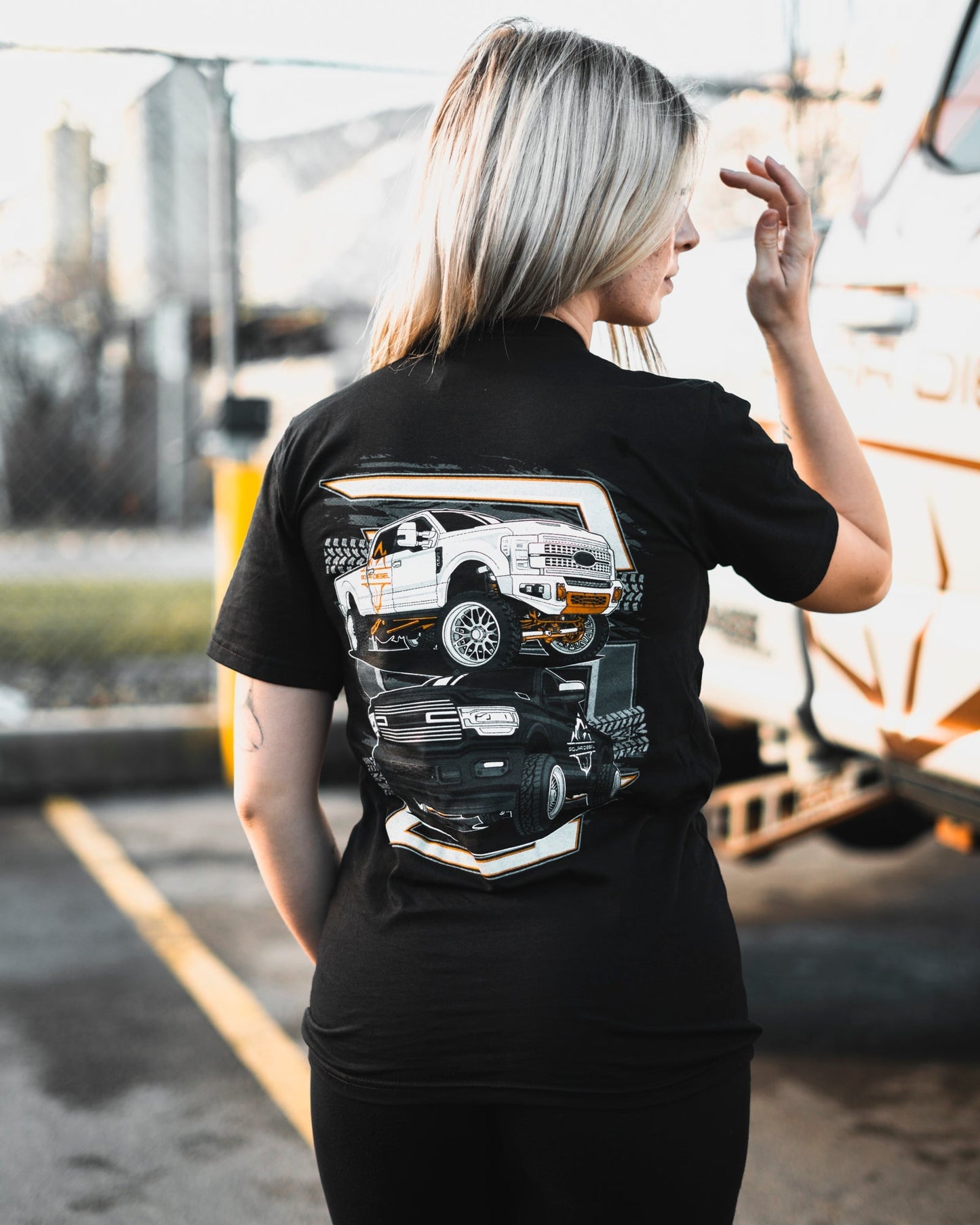 "6.7L Double Trouble" Polar Diesel T-Shirt