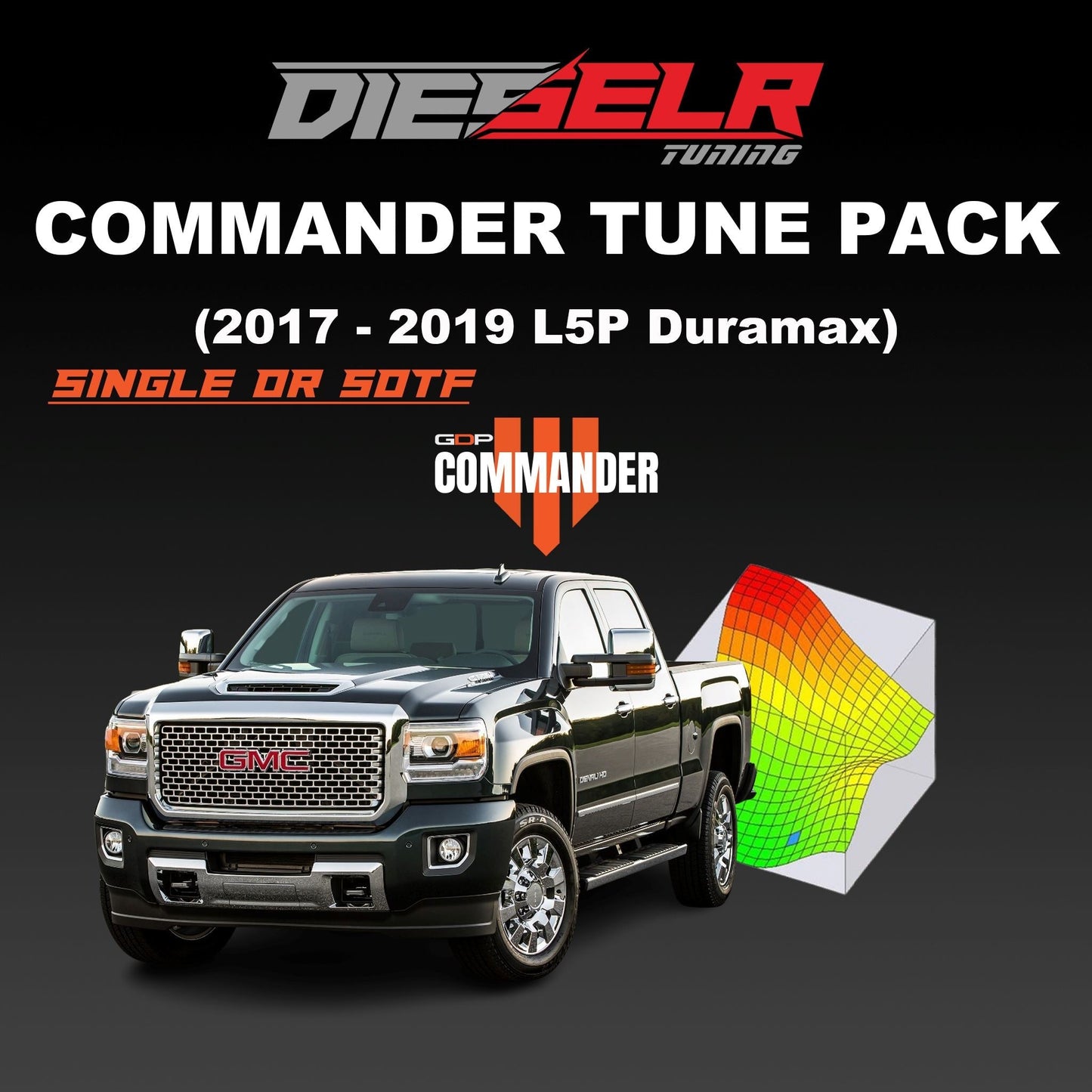 DIESELR Commander Tune Files (2017-2019 Duramax L5P) Tune Files DIESELR Tuning
