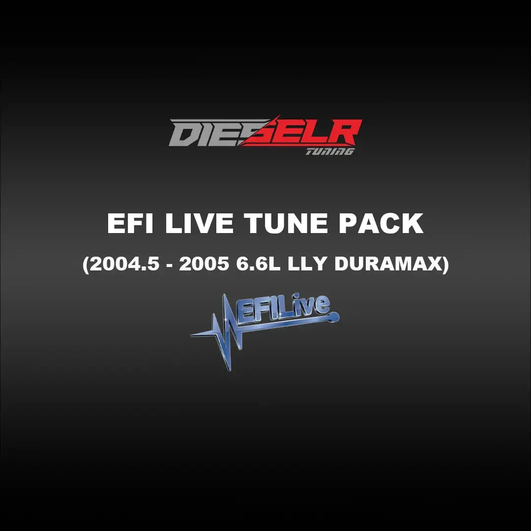 EFI Live Tune Pack (2004.5-2005 Duramax LLY 6.6L) Tune Files DIESELR Tuning