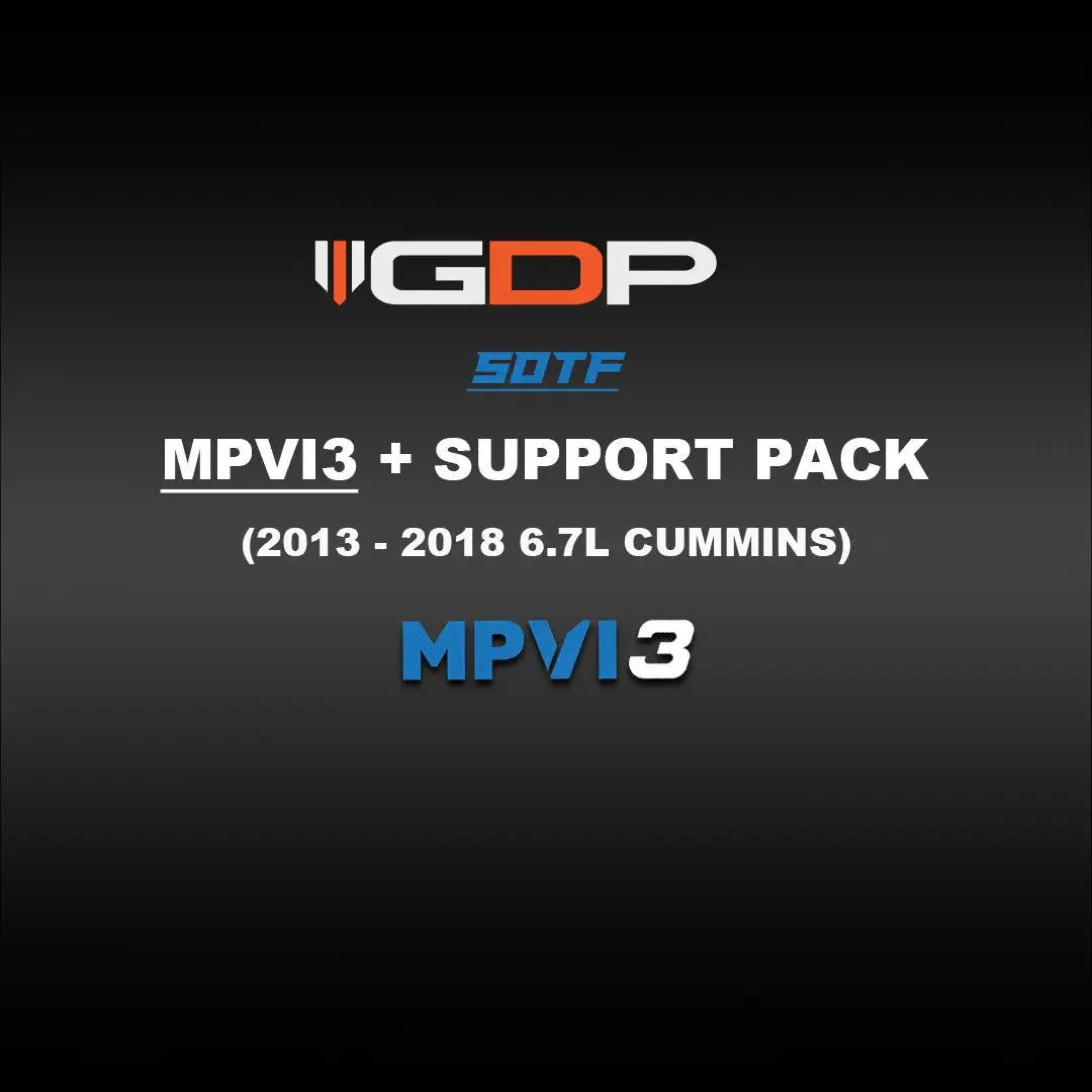 MPVI3 w/OBDII SOTF tune & 4 Credits (13-18 Dodge 6.7L Cummins) Tuning Bundle GDP
