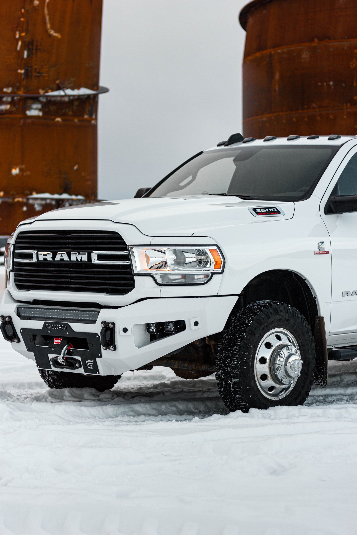 GRIDIRON 2019+ Ram 2500/3500/4500/5500 Base Winch Front Bumper