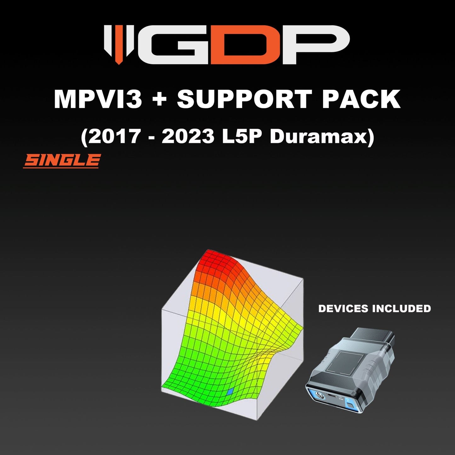 MPVI3 w/GDP Single Support Package (17-23 GM Duramax L5P 2500/3500) Tune Package GDP