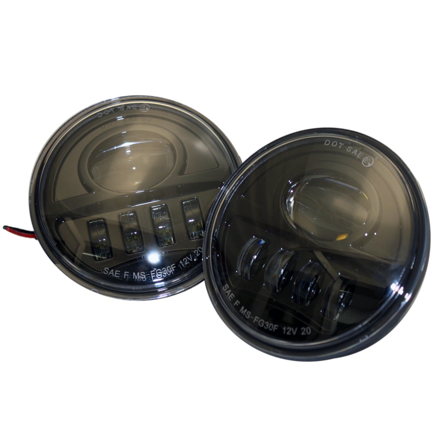 4.5" Motorcycle LED Headlights - PAIR