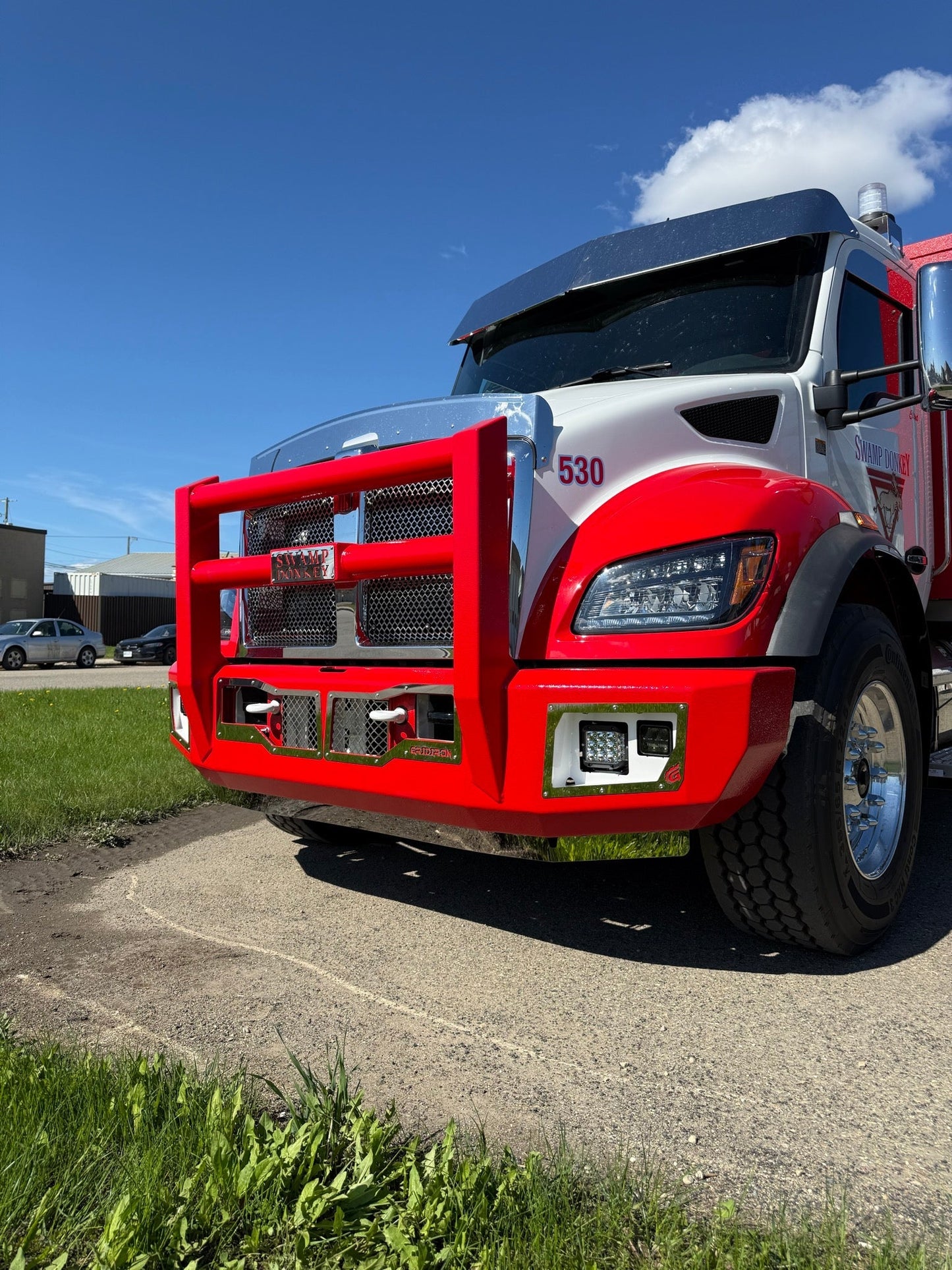 GRIDIRON 2021 - 2026 Kenworth T380 - T480 Bull-Bar Front Bumper