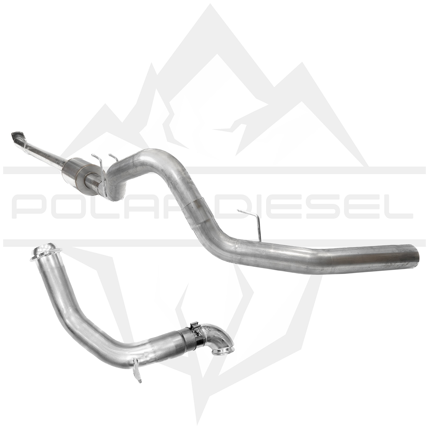 2023-2025 Ford Powerstroke 6.7L 5” Downpipe Back Exhaust & Downpipe Package With Muffler