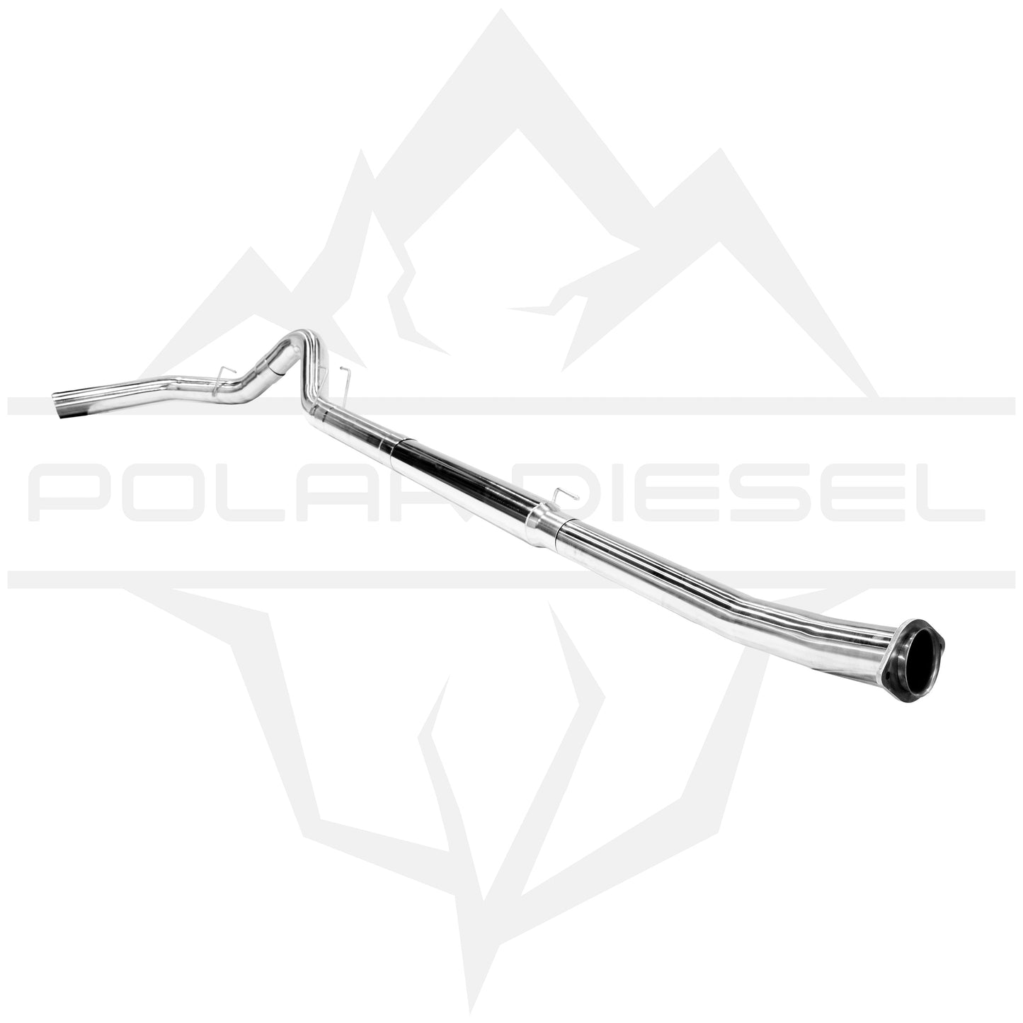 2023-2025 Ford Powerstroke 6.7L 5” Polished Downpipe Back Exhaust & Downpipe Package