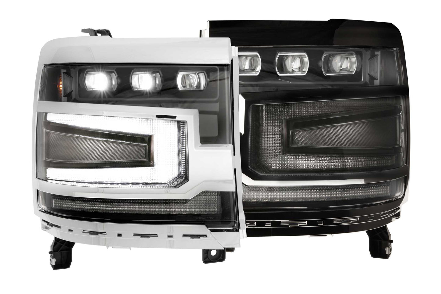 XB LED Headlights: Chevrolet Silverado 1500 (16-18) (Pair / ASM)