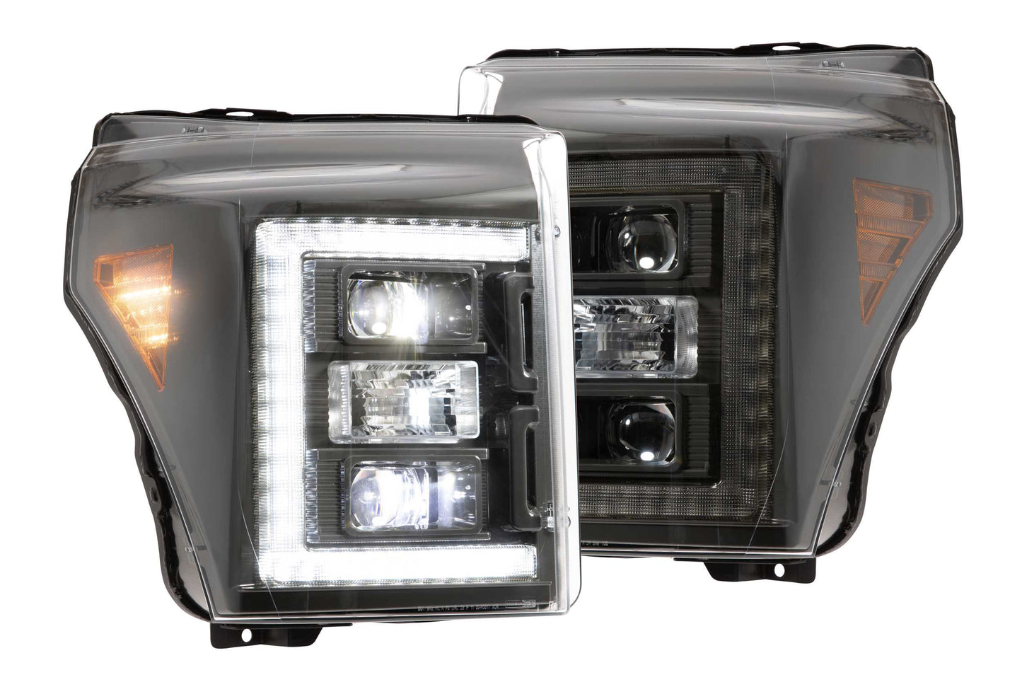 XB Hybrid LED Headlights: Ford Super Duty (11-16) (Pair / ASM)