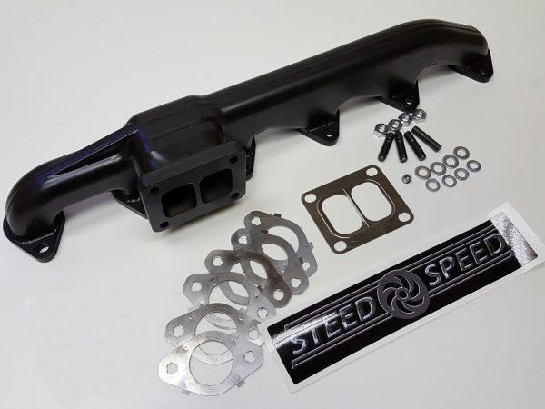 Steed Speed 3rd Gen Cummins T4 Flange 89+ 5.9L/6.7L 24V OR 12V Exhaust Ports