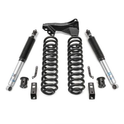 2017-2019 Ford F250/F350 Diesel 4WD 2.5'' Coil Spring Front Lift Kit with Bilstein Front Shocks and Front Track Bar Bracket