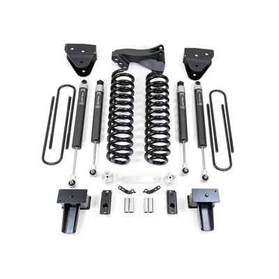 2017-2022 Ford F250/F350 Diesel 4WD 4'' Coil Spring Lift Kit with Falcon 1.1 Monotube Front/Rear Shocks and Front Track Bar Bracket (Trucks with Camper Spring Package)