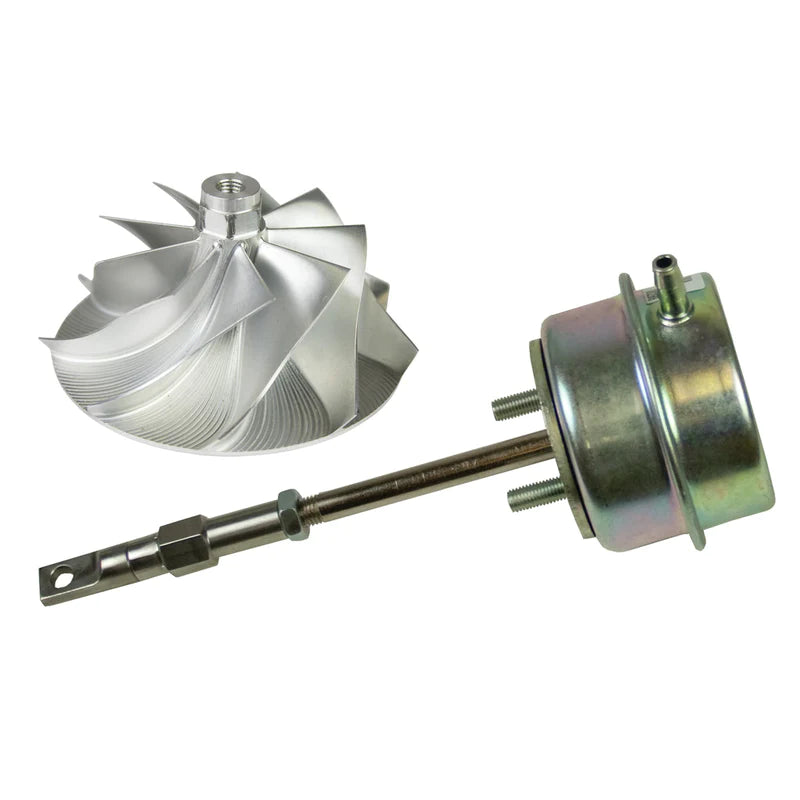 BILLET WHEEL & WASTE GATE COMBO KIT W/OEM OR GARRETT REPLACEMENT FORD 7.3L POWERSTROKE 1995.5-2003