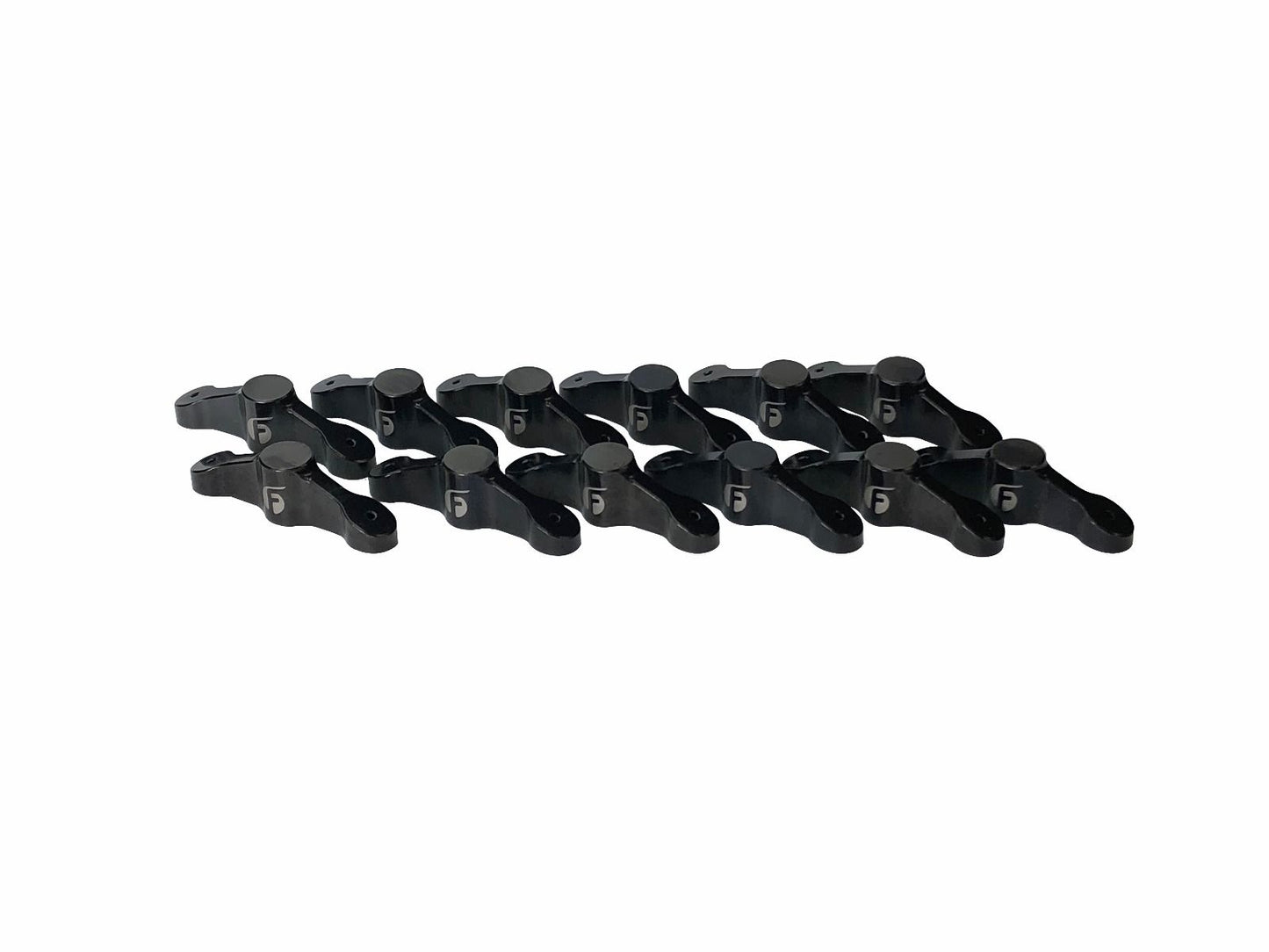 Fleece Performance Billet Rocker Arm Bridges for 1998.5 + 24v 5.9L/6.7L Cummins (set of 12)