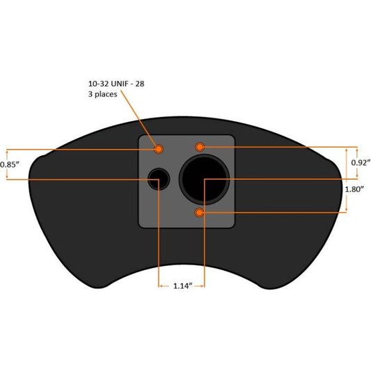 Universal 5" Molded Plastic Intake Manifold Elbow W/ Sensor Provisions