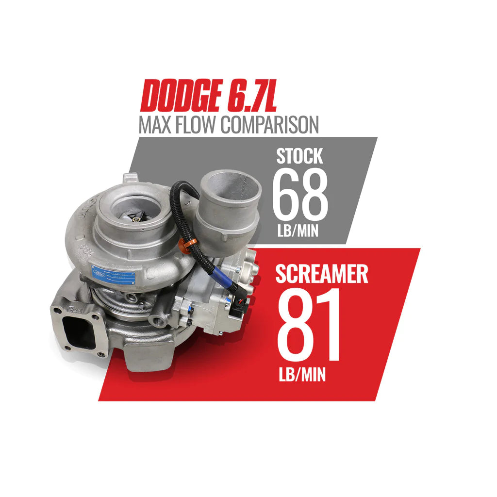 BD SCREAMER HE300VG TURBO DODGE 6.7L CUMMINS 2013-2018 PICK-UP