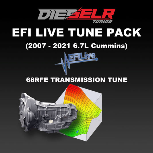 DIESELR EFI Live 68RFE Transmission Tune File (2007-2021 Cummins 6.7L - 68RFE) Transmission Tune File DIESELR Tuning 