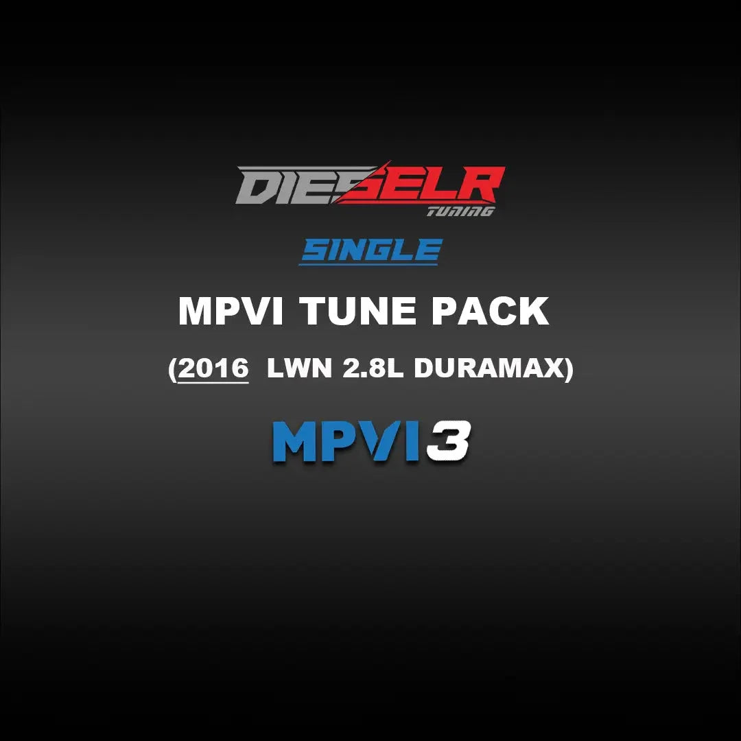 DIESELR MPVI3 Tune Files (2016 Duramax LWN 2.8L) Tune Files DIESELR Tuning
