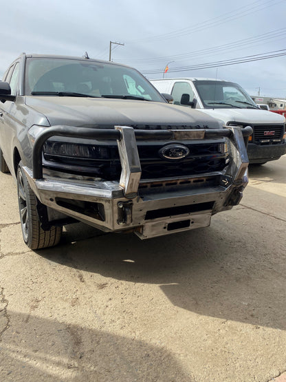 GRIDIRON 2018-2024 Ford Expedition Full Tube Winch Front Bumper