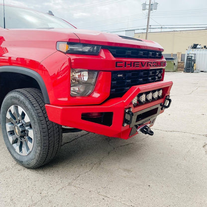 GRIDIRON 2019.5+ Chevrolet 2500/3500 Prerunner Winch Front Bumper