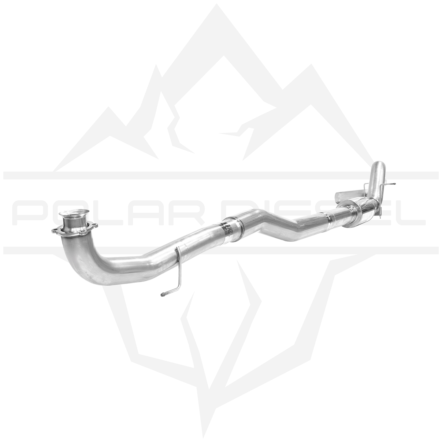 2017-2025 Duramax 6.6L 304SS 5" Polar Exhaust With Muffler