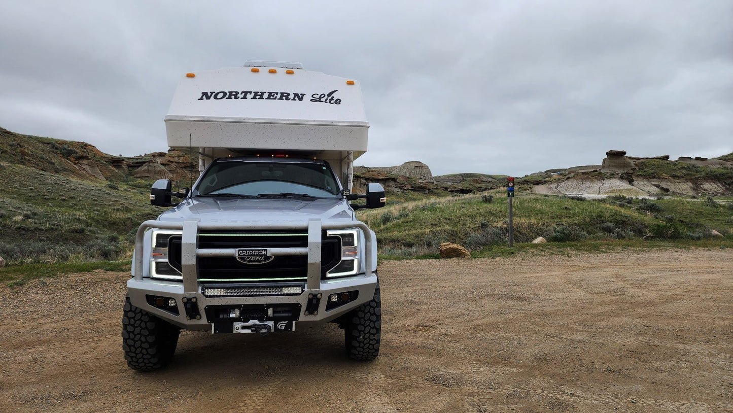 GRIDIRON 2017-2022 Ford F250-F550 Full Tube Winch Front Bumper