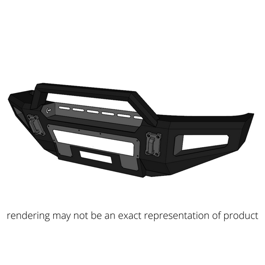 GRIDIRON 2015-2019.5 Chevrolet 2500/3500 Prerunner Winch Front Bumper