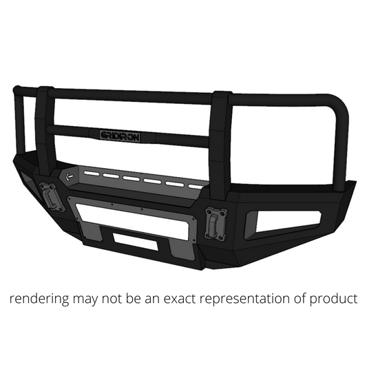 GRIDIRON 2023-2024 Ford F250/F350 Full Tube Winch Front Bumper