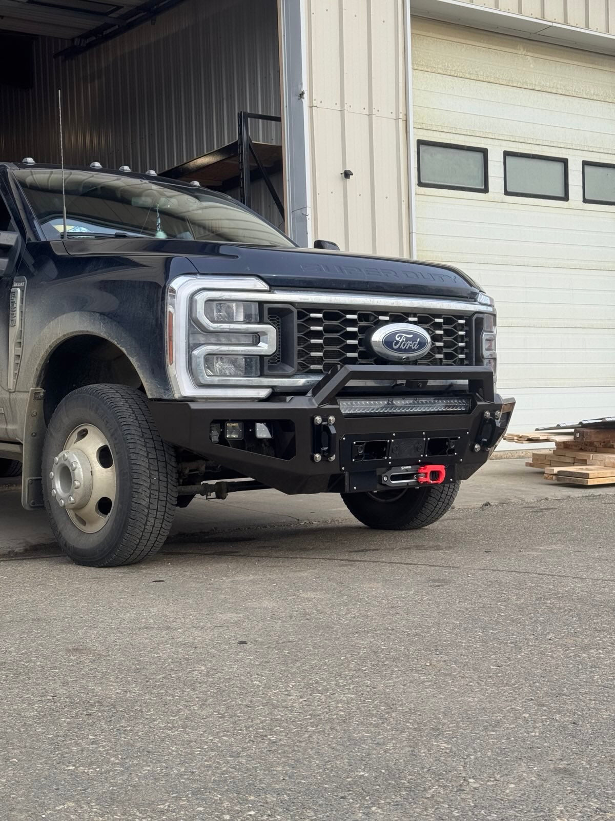 GRIDIRON 2023-2026 Ford F250-F550 Prerunner Winch Front Bumper