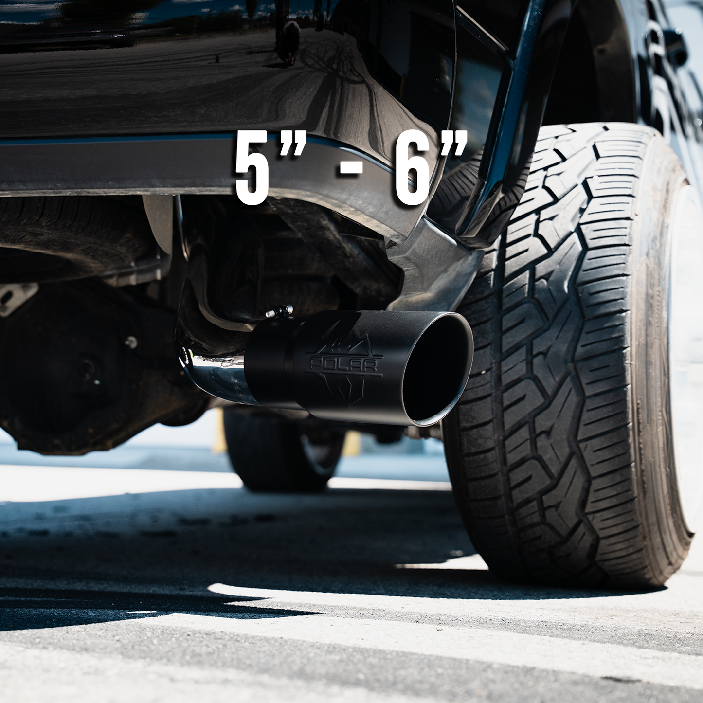 Polar Diesel Black Oval Exhaust Tip