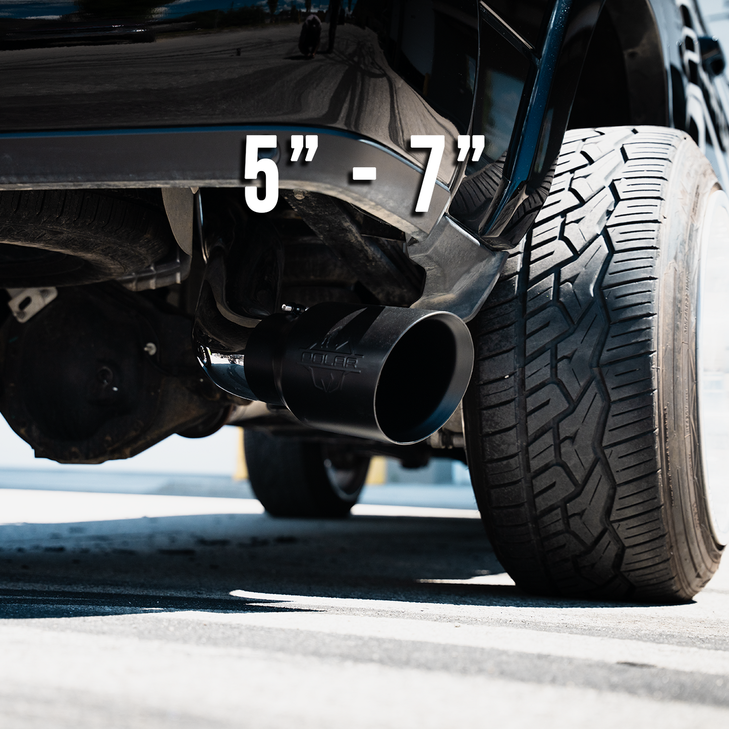 Polar Diesel Black Oval Exhaust Tip