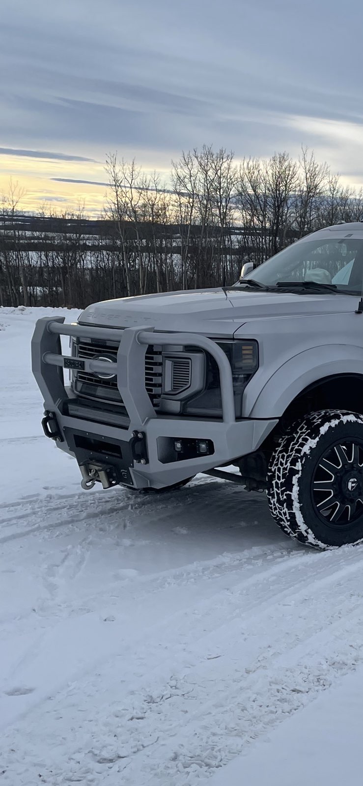 GRIDIRON 2017-2022 Ford F250-F550 Full Tube Winch Front Bumper