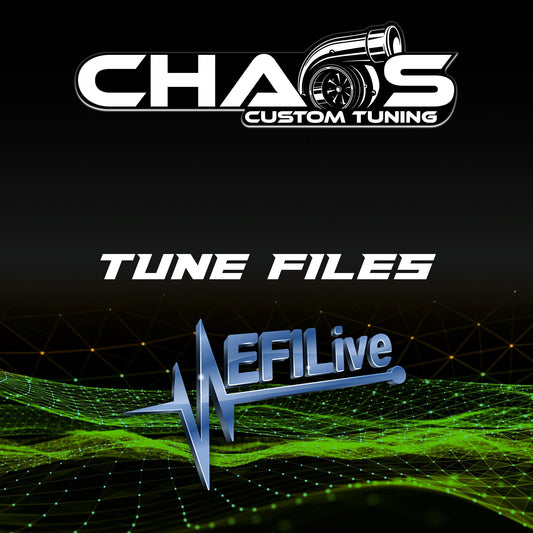 Chaos Custom Tuning EFI Live Tune Files (2001-2010 Duramax LB7/LLY/LBZ/LMM 6.6L)