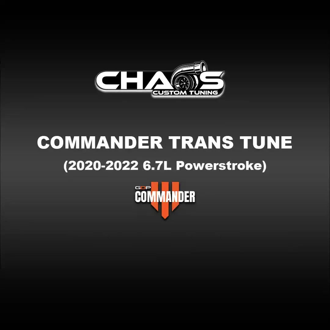 CCT Commander Transmission Tune File (2020-2022 Powerstroke 6.7L) TCM Tune File Chaos Custom Tuning