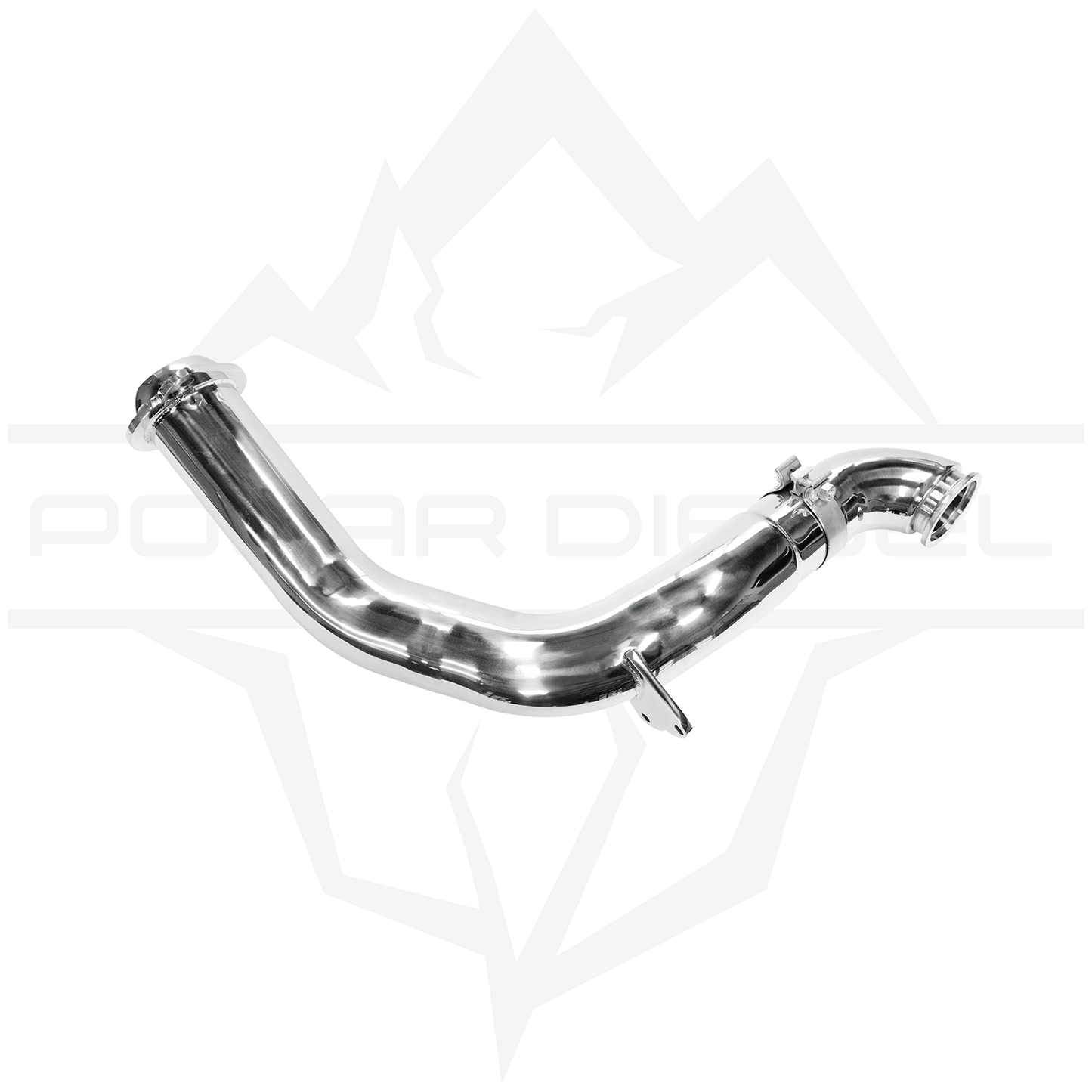 2023-2026 Ford Powerstroke 6.7L 304SS 5" Polar Exhaust & Downpipe Package