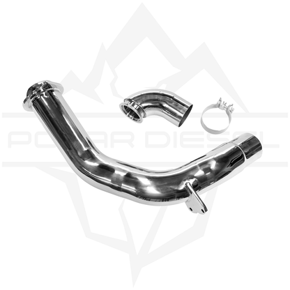 2020-2026 Powerstroke 6.7L Polished Polar Downpipe