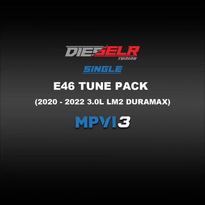DIESELR MPVI3 E46 Tune Files (2020-2022 Duramax LM2 3.0L) Tune Files DIESELR Tuning