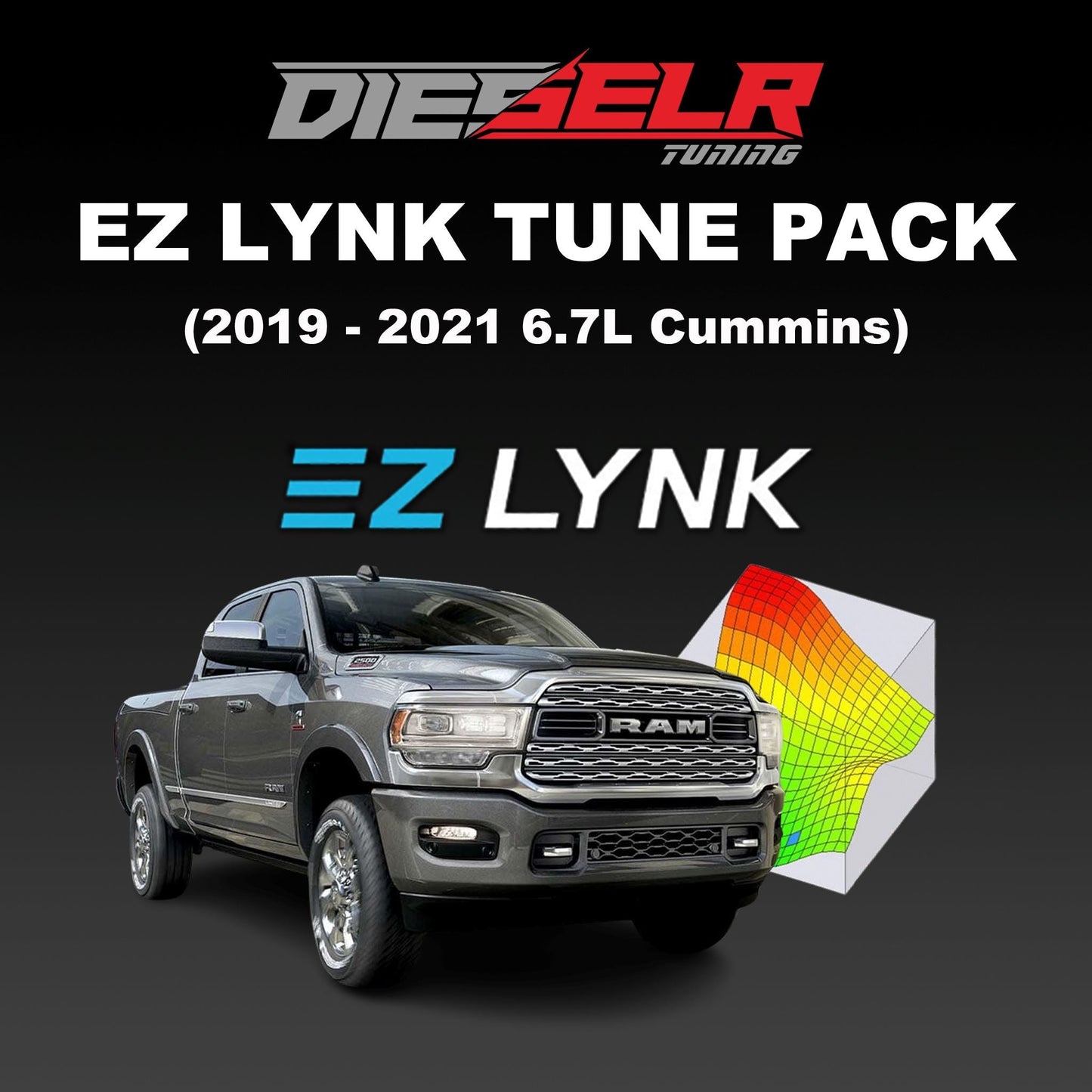 DIESELR EZ Lynk Tune Files (2019-2021 Cummins 6.7L) Tune Files DIESELR Tuning 