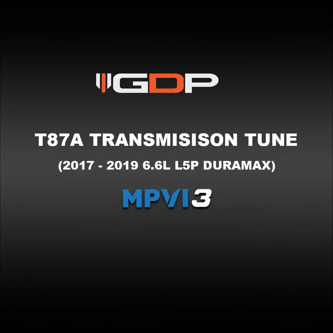 GDP MPVI3 TCM Support Package (2017-2019 6.6L L5P Duramax) GDP Tune Files GDP