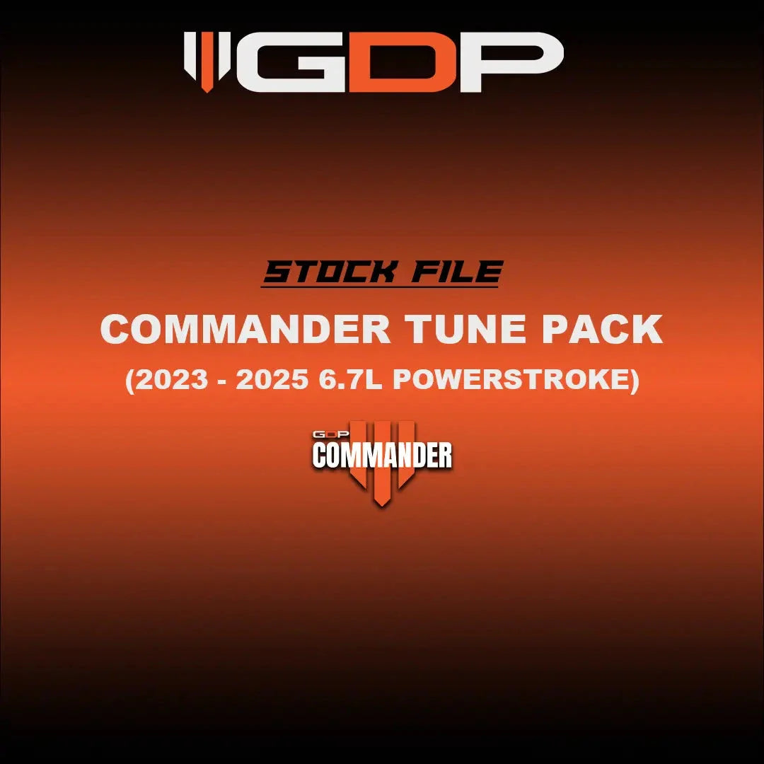 GDP Commander Support Pack - Single (23-25 Ford 6.7L Powerstroke) GDP Tune Files GDP