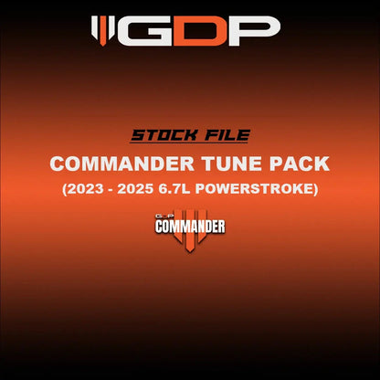 GDP Commander Support Pack - Single (23-25 Ford 6.7L Powerstroke) GDP Tune Files GDP