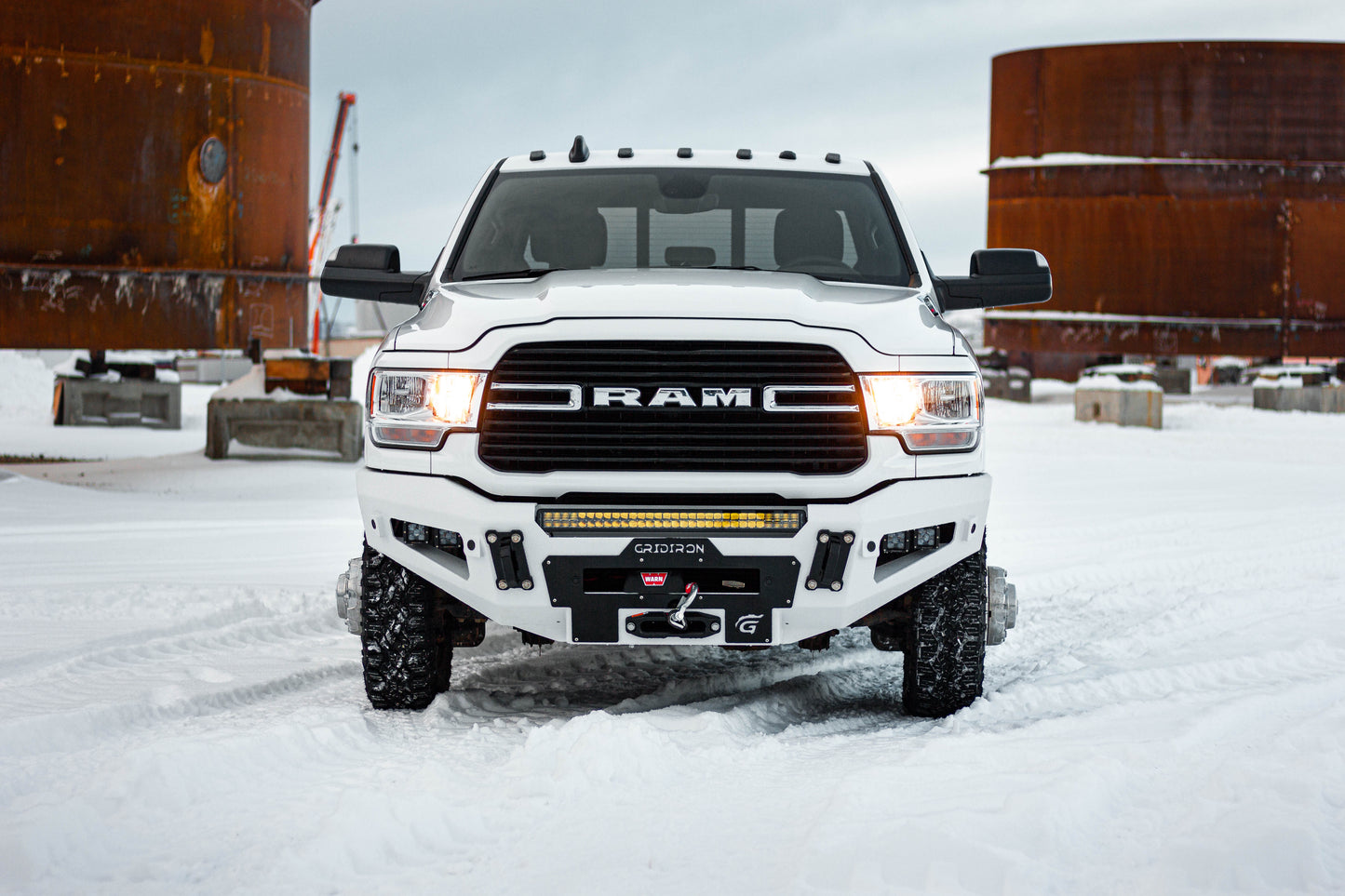 GRIDIRON 2019+ Ram 2500/3500/4500/5500 Base Winch Front Bumper
