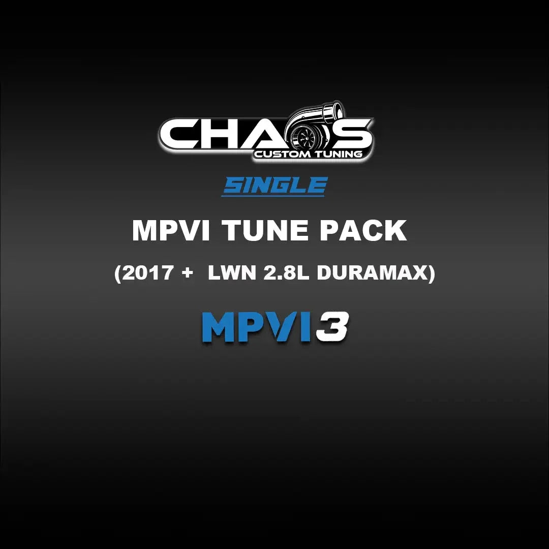 Chaos Custom Tuning MPVI3 Tune Files (2017+ Duramax LWN 2.8L) Tune Files Chaos Custom Tuning